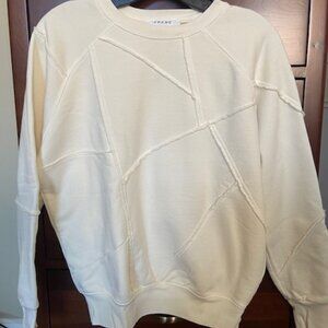 Frame Patchwork Sweatshirt Size XS